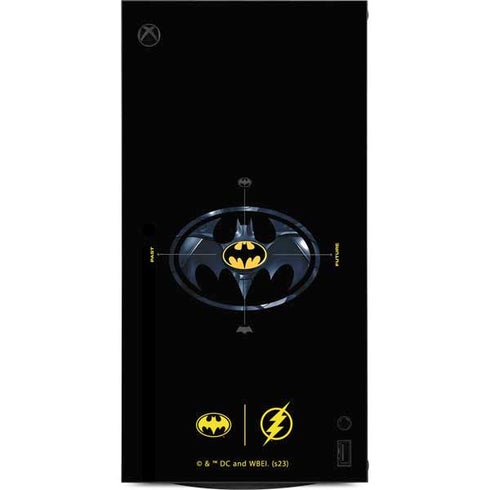 DC Comics The Flash Movie: Batman Multiverse Logos XBox Series X Digital Edition Console Skin